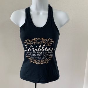 Jump Black Tank Top